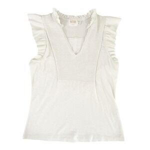 Nation LTD Habiba Fancy Tank in Off White - S